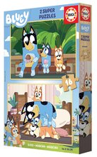 Dřevěné Disney puzzle - Dřevěné puzzle Bluey Educa 2 x 16 dílků_1