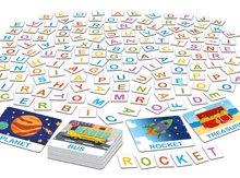 Cizojazyčné společenské hry - Společenská hra Slova 3,2,1... Go! Challenge Words Educa 48 slovíček 150 písmen anglicky od 6 let_0