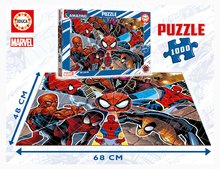 1000 delne puzzle - Puzzle Spiderman Beyond Amazing Educa 1000 dielov a Fix lepidlo EDU19487_2