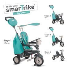 Tříkolky od 10 měsíců - Tříkolka Voyage 4v1 smarTrike světlemodrá od 10 měsíců_0