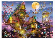 Puzzle 500-teilig - Puzzle Fairy House Educa 500 Teile und Fix- Kleber_0