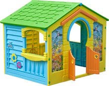 Căsuțe de grădină pentru copii  - Căsuță Happy House PalPlay cu flori verde_1