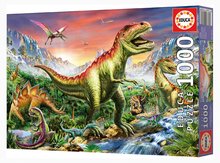 Puzzle cu 1000 de bucăți - Puzzle Jurassic Forest Educa 1000 piese și lipici Fix_1
