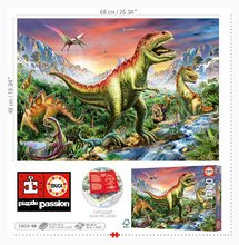 Puzzle 1000 dielne - Puzzle Jurassic Forest Educa 1000 dielov a Fix lepidlo_2