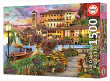 1500 darabos puzzle - Puzzle Italian Promenade Forest Educa 1500 darabos és Fix ragasztó_0