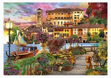 Puzzle cu 1500 de bucăți - Puzzle Italian Promenade Forest Educa 1500 piese și lipici Fix_1