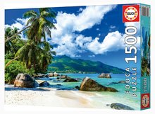 Puzzle 1500 elementów - Puzzle Seychelles Educa 1500 części i klej Fix_0