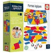 Giochi da tavolo in lingua straniera - Gioco educativo Impariamo i colori e le forme Former logiques Educa 48 pezzi dai 3 anni_1