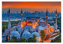 Puzzle 1000 teilig - Puzzle Blue Mosque Istanbul Educa 1000 Teile und Fix- Kleber EDU19612_0
