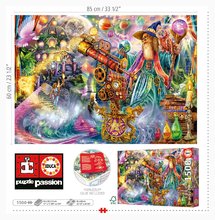 Puzzle cu 1500 de bucăți - Puzzle Wizard Spell Educa 1500 piese și lipici Fix_2