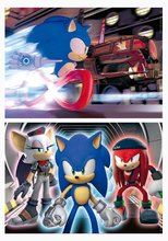 Gyerek puzzle 100-300 darabos - Puzzle Sonic Prime Educa 2x100 darabos világító 6 évtől_0