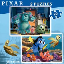 Dětské puzzle do 100 dílků - Puzzle Disney Pixar Educa 2 x 20 dílků od 3 let_1