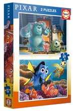 Dětské puzzle do 100 dílků - Puzzle Disney Pixar Educa 2 x 20 dílků od 3 let_2