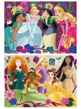 Puzzle per bambini fino a 100 pezzi - Puzzle Disney Princess Educa 2x48 pezzi dai 4 anni_0