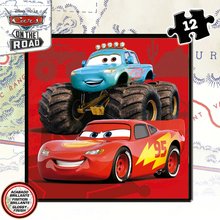 Puzzle progresiv pentru copii - Puzzle Cars Disney Progressive Educa 12-16-20-25 piese în valiză de la 3 ani_1