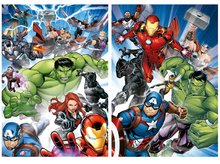 Kinderpuzzle ab 100-300 Stücken - Puzzle Avengers Educa 2x100 Teile ab 6 Jahren_0