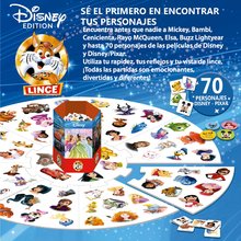 Cizojazyčné společenské hry - Společenská hra Rychlý jako Rys Lince Disney Edition Educa 70 obrázků ve španělštině od 4 let_0