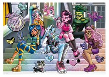 1000 delne puzzle - Puzzle Monster High Educa 1000 dielov a Fix lepidlo od 11 rokov EDU19703_0