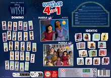 Puzzle progressivo per bambini - Superpack 4in1 Wish Educa domino, gioco di memoria e puzzle con  25 e 50 pezzi dai 3 anni EDU19743_0