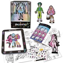 Lavori manuali e creazioni - Gioco creativo con tablet Fashion Designer Monster High Educa Crea le proprie bambole fai da te 4 modelli dai 5 anni EDU19826_0