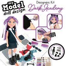 Lucru manual și creație - Lucru creativ My Model Doll Design Dark Academy Educa Realizați propriile păpuși gotice 5 modele de la 6 ani_0