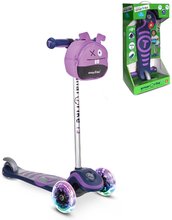 Okretni romobili - Romobil Scooter T3 Purple SmarTrike s kotačićima koji svijetle te ruksakom nosivost 20 kg ljubičasti od 24 mjes_2