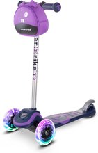 Okretni romobili - Romobil Scooter T3 Purple SmarTrike s kotačićima koji svijetle te ruksakom nosivost 20 kg ljubičasti od 24 mjes_2