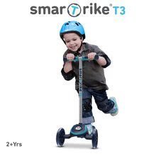 Trotinete cu trei roţi - Trotinetă T3 smarTrike cu sistem T-lock albastră de la 24 luni_0