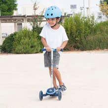 Trottinettes à balancier - trottinette T3 smarTrike avec des roues lumineuses et un sac à dos de 20 kg, bleu à partir de 24 mois_0