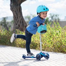 Kinderroller mit Zick-Zack Bewegungen - Roller mit leuchtenden Rädern Scooter T3 Blue SmarTrike blau mit Rucksack ab 24 Monaten, Belastbarkeit 20 kg_3