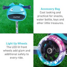 Hullámzó rollerek - Roller T3 SmarTrike világító kerekekkel és táskával teherbírása 20 kg kék 24 hó-tól_10