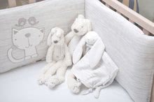 Alvókendők DouDou - Babusgatni való nyuszi a legkisebbeknek toTs-smarTrike Classic Melange fehér 100% pamut jersey_0