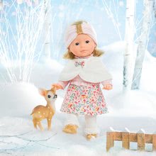 Bábiky od 4 rokov - Bábika s pelerínou Ma Corolle Priscille Blossom Winter Corolle s modrými očami 36 cm - limitovaná edícia od 4 rokov_0