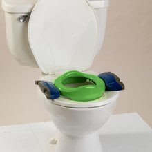 Kahlice i nastavci za WC - 0003 POTETTE PLUS® 2v1 - cestovný nočník / redukcia na WC zeleno-modrá _3