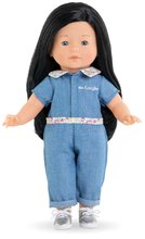 Bábika na obliekanie Perrine Ma Corolle čierne vlasy a modré klipkajúce oči 36 cm od 4 rokov