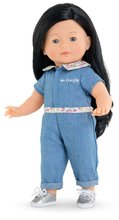 Bábiky od 4 rokov - Bábika na obliekanie Perrine Ma Corolle čierne vlasy a modré klipkajúce oči 36 cm od 4 rokov_0