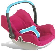 Kočíky od 18 mesiacov - Sada stolička, autosedačka a hojdačka pre bábiku Maxi Cosi & Quinny 3v1 Smoby ružovo-modrá_8