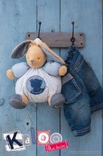 Igračke za bebe - Plišani zečić Blue Denim-Chubby Rabbit Kaloo sa zvečkom 30 cm plavi u poklon-kutiji za najmlađe_1