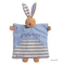 Jucării de alint și de adormit - Iepuraș de pluș de dormit și păpușă de mână Blue Denim-Doudou Kaloo 18 cm în ambalaj de cadou pentru cei mai mici albastru_2