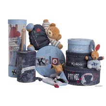 Plyšové medvede - Plyšový medvedík Blue Denim-Chubby Bear Kaloo 25 cm v darčekovom balení pre najmenších modrý_1