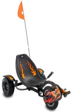 Gokarty - Motokára na šliapanie Go Kart Rocker Fire triker Exit Toys nafukovacie pneumatiky od 6 rokov_1