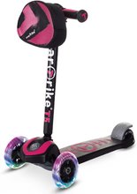 Trotinete surfer - Trotinetă cu roți care luminează Scooter T5 Pink SmarTrike roz cu rucsac și mâner reglabil de la 3 ani capacitate maximă admisă 50 kg_8