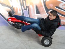 Go Kart - Motokára na šliapanie Go Kart Pro 100 triker Red Exit Toys nafukovacie pneumatiky od 6 rokov_2