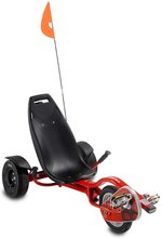 Go Kart - Motokára na šliapanie Go Kart Pro 100 triker Red Exit Toys nafukovacie pneumatiky od 6 rokov_4