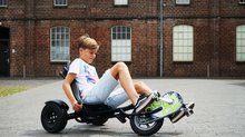 Go Kart - Motokára na šliapanie Go Kart Pro 100 triker Black Exit Toys nafukovacie pneumatiky od 6 rokov_0