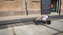 Go Kart - Motokára na šliapanie Go Kart Pro 100 triker Black Exit Toys nafukovacie pneumatiky od 6 rokov_1