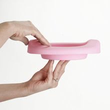 Nočníky a redukce na toaletu - Vložka do nočníku Potette Plus gumová růžová_6