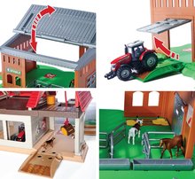 Garáže - Garáž farma Creatix Farm Station Majorette s Bio obchodom traktorom a zvieratkami od 5 rokov_2