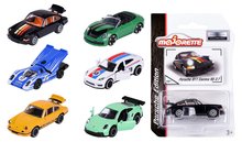 Samochodziki - Autko Porsche Motorsport Majorette z kartą kolekcjonerską, metalowe, 6 rodzajów, długość 7,5 cm_3