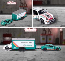 Mașinuțe - Mașinuțe cu remorcă Race Trailer Majorette din metal cu piese care se pot deschide 19 cm lungime_10
